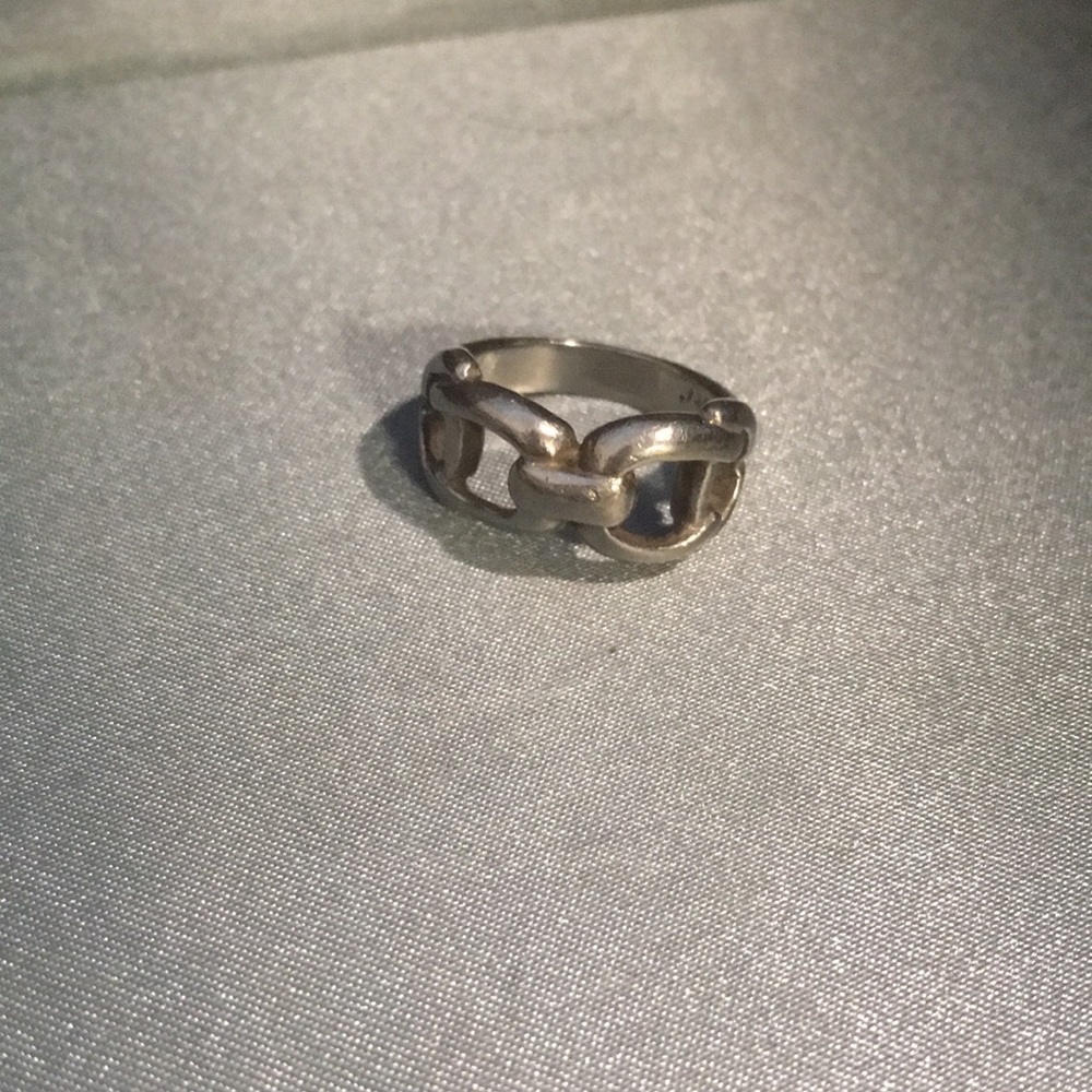 Sterling Silver Bit ring